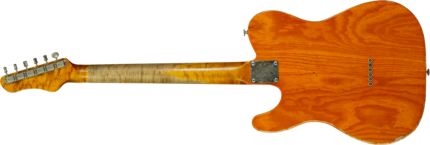 Haar Guitars Trad T Thinline 2s Lindy Fralin Rw #43673 - Aged Orange See Through - Tel shape electric guitar - Variation 1