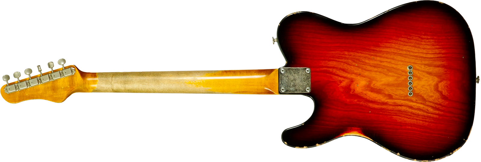 Haar Guitars Trad T Thinline 2s P90 Lindy Fralin Rw #43668 - Aged 3 Tone Sunburst - Tel shape electric guitar - Variation 1