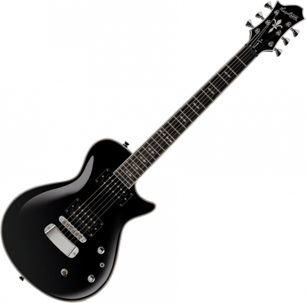 Hagstrom Ultra Swede black Solid body electric guitar black
