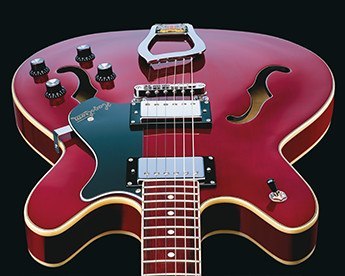 Hagstrom Viking - Wild Cherry Transparent - Semi-hollow electric guitar - Variation 1