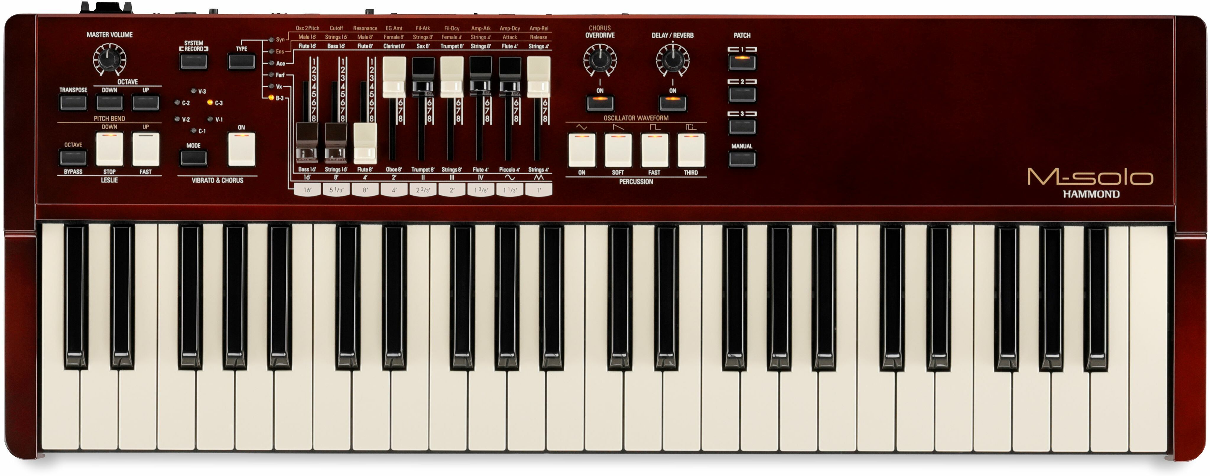 Hammond M-solo Burgundy - Synthesizer - Main picture