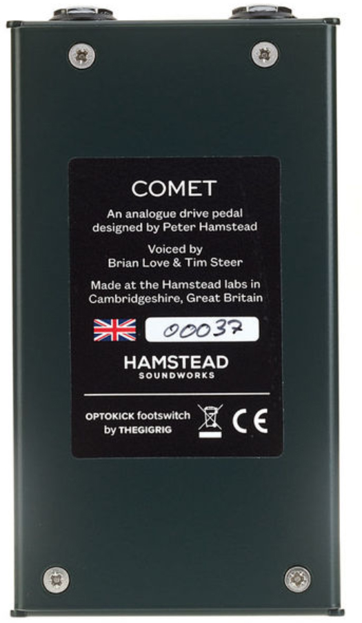 Hamstead Soundworks Comet Interstellar Driver - Overdrive, distortion & fuzz effect pedal - Variation 4