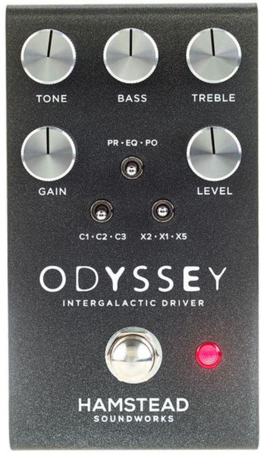 Hamstead Soundworks Odyssey Intergalactic Driver - Overdrive, distortion & fuzz effect pedal - Main picture