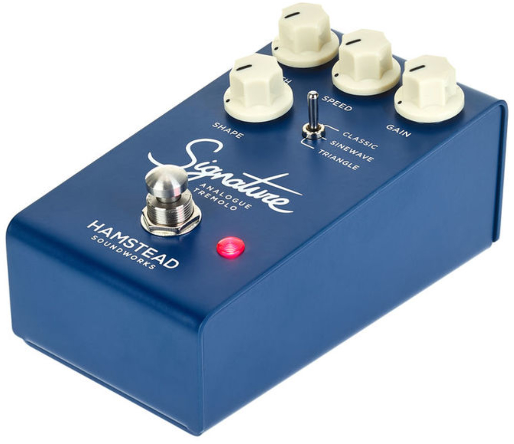 Hamstead Soundworks Signature Analogue Tremolo - Modulation, chorus, flanger, phaser & tremolo effect pedal - Variation 1