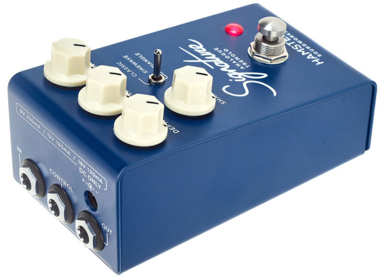 Hamstead Soundworks Signature Analogue Tremolo - Modulation, chorus, flanger, phaser & tremolo effect pedal - Variation 2