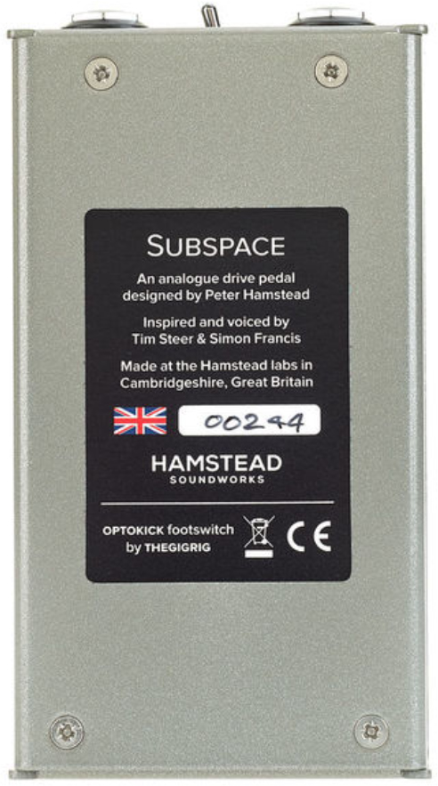 Hamstead Soundworks Subspace Intergalactic Driver - Overdrive, distortion & fuzz effect pedal - Variation 4