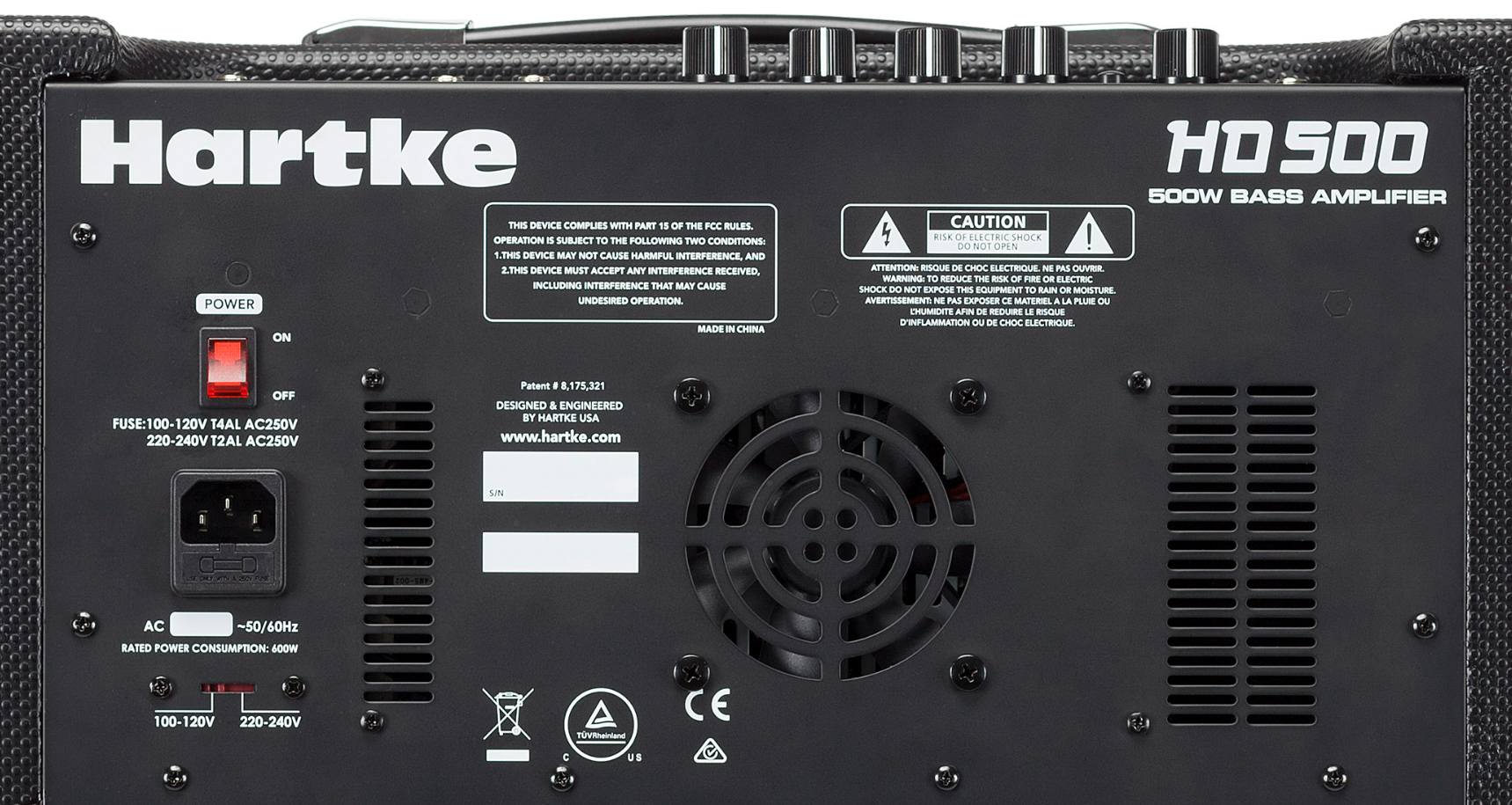 Hartke Hd500 Bass Combo 500w 2x10 - Bass combo amp - Variation 3