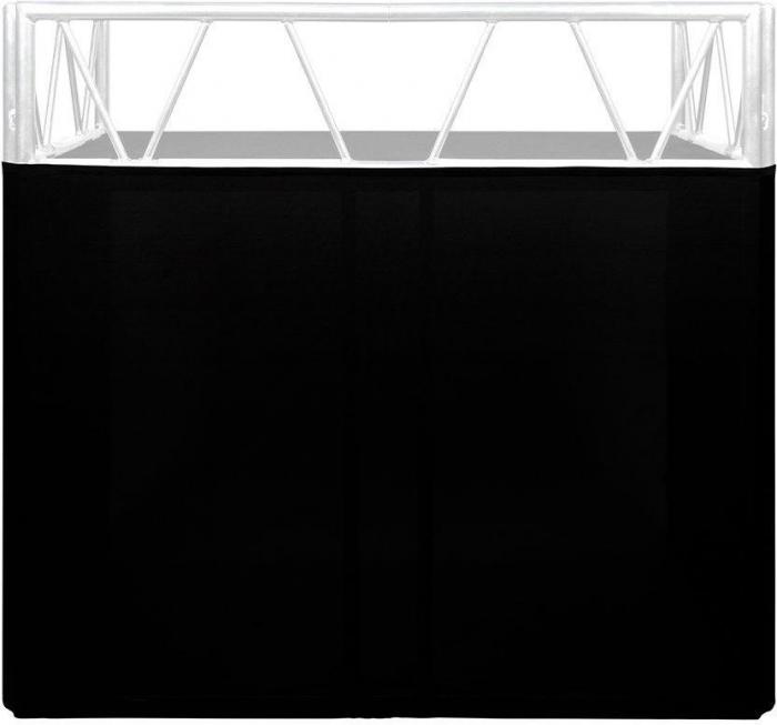 Dj access Headliner Indio DJ Booth Scrim, black
