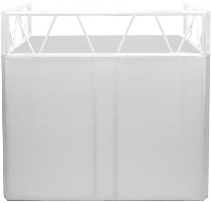 Dj access Headliner Indio DJ Booth Scrim, white