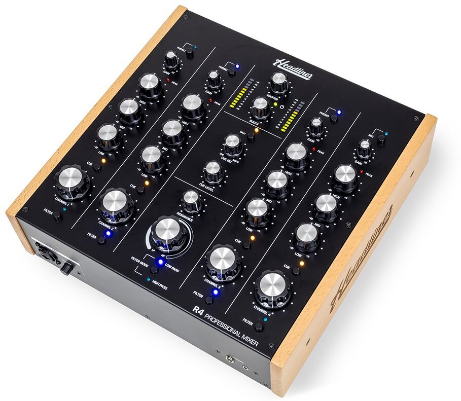 Headliner R4 4-channel Rotary Dj-mixer Hl90120 - DJ mixer - Main picture