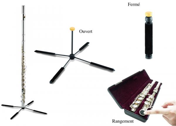 Hercules Stand Ds460b Support FlÛte - Flute stand - Variation 1