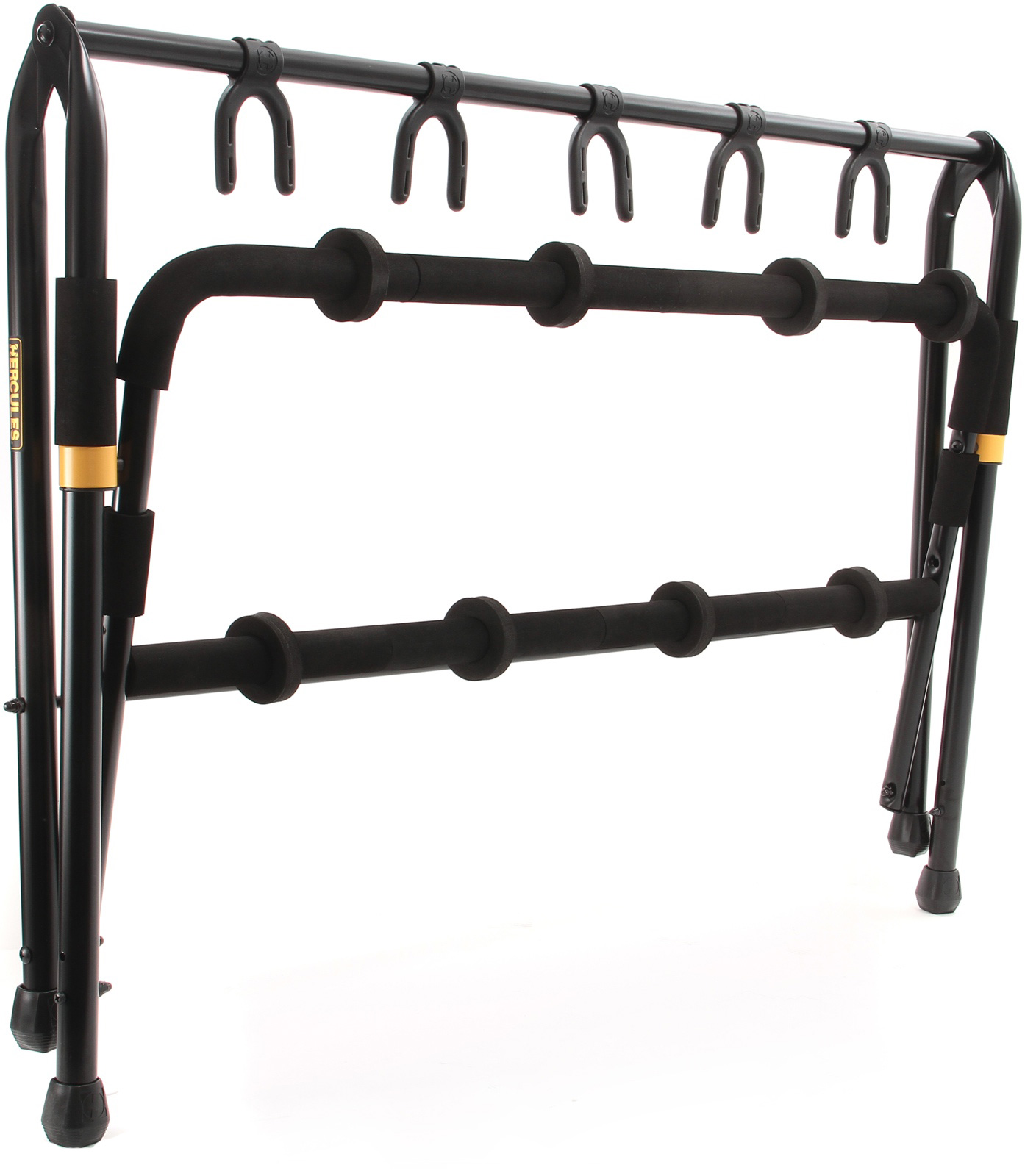 Hercules Stand Gs525b Floor Rack 5-guitars Stand - Stand for guitar & bass - Variation 4