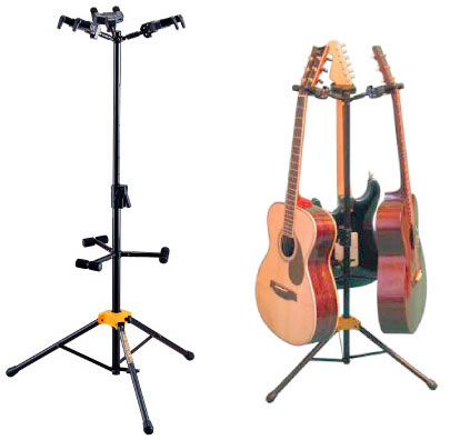 Hercules Stand Gs432b Floor 3-guitars Stand - Stand for guitar & bass - Variation 2