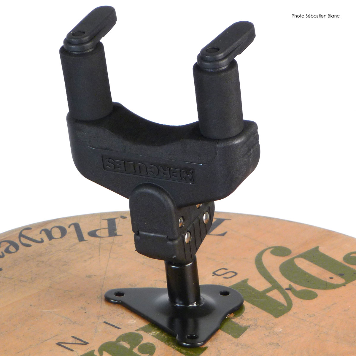 Hercules Stand Gsp39wb Guitar Wall Hanger Bras Court Embase Metal 3 Vis - Stand for guitar & bass - Variation 2