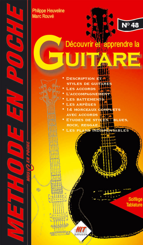 Hit Diffusion Methode Guitare De Poche - Book & score for acoustic guitar - Main picture