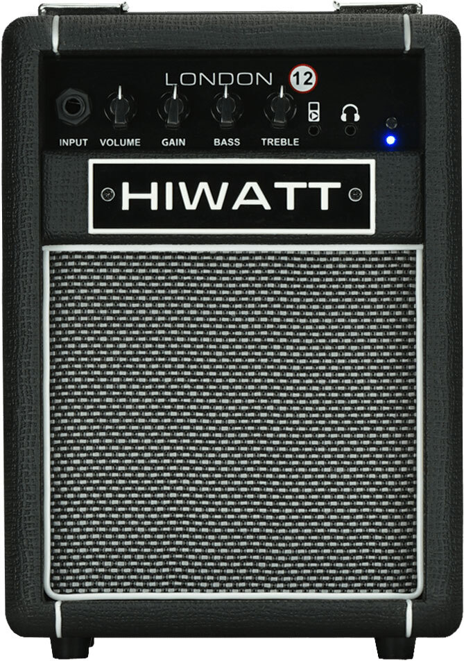 Hiwatt London 12 Combo 12w 1x6.5 Bluetooth Black - Electric guitar combo amp - Main picture