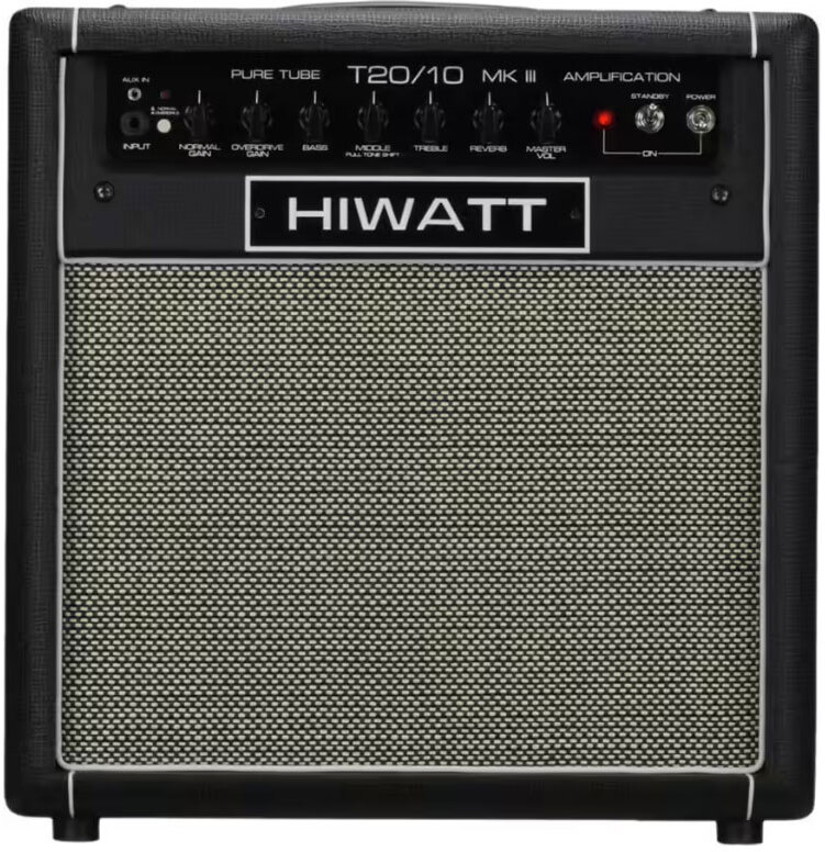 Hiwatt T20/10 Combo Tube 1x10 10/20w 1x10 El84 Reverb - Electric guitar combo amp - Main picture