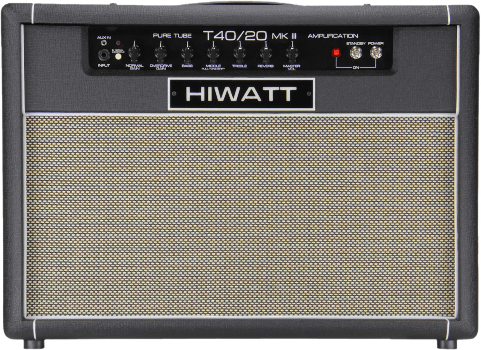 Hiwatt T40/20 Combo 2x12 Tube 20/40w El84 Reverb - Electric guitar combo amp - Main picture