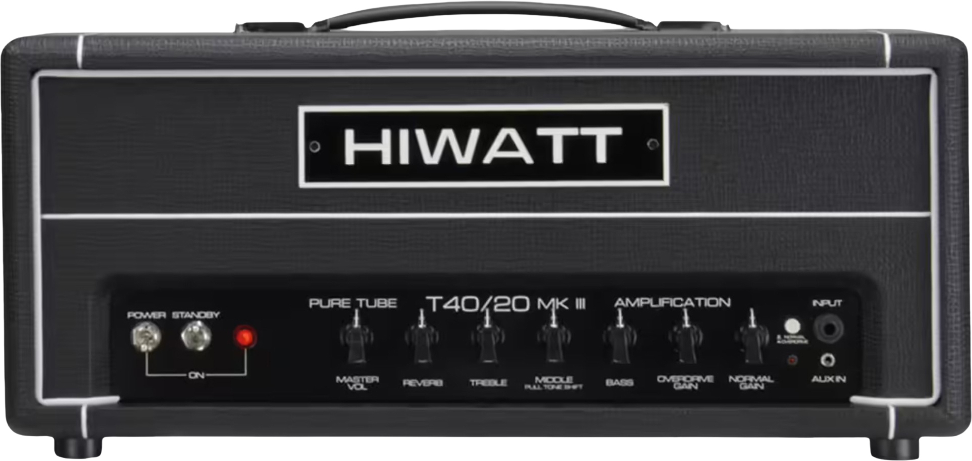 Hiwatt T40/20 Head Tube 20/40w El84 Reverb - Electric guitar amp head - Main picture