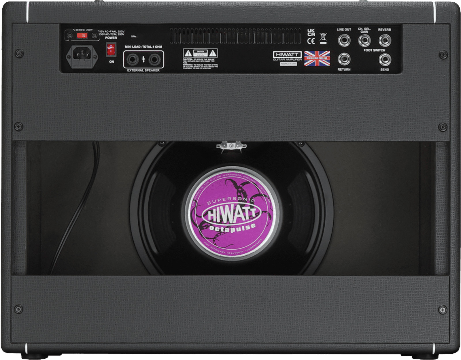 Hiwatt Super Leeds 150r Combo 2x12 150w Reverb - Electric guitar combo amp - Variation 2