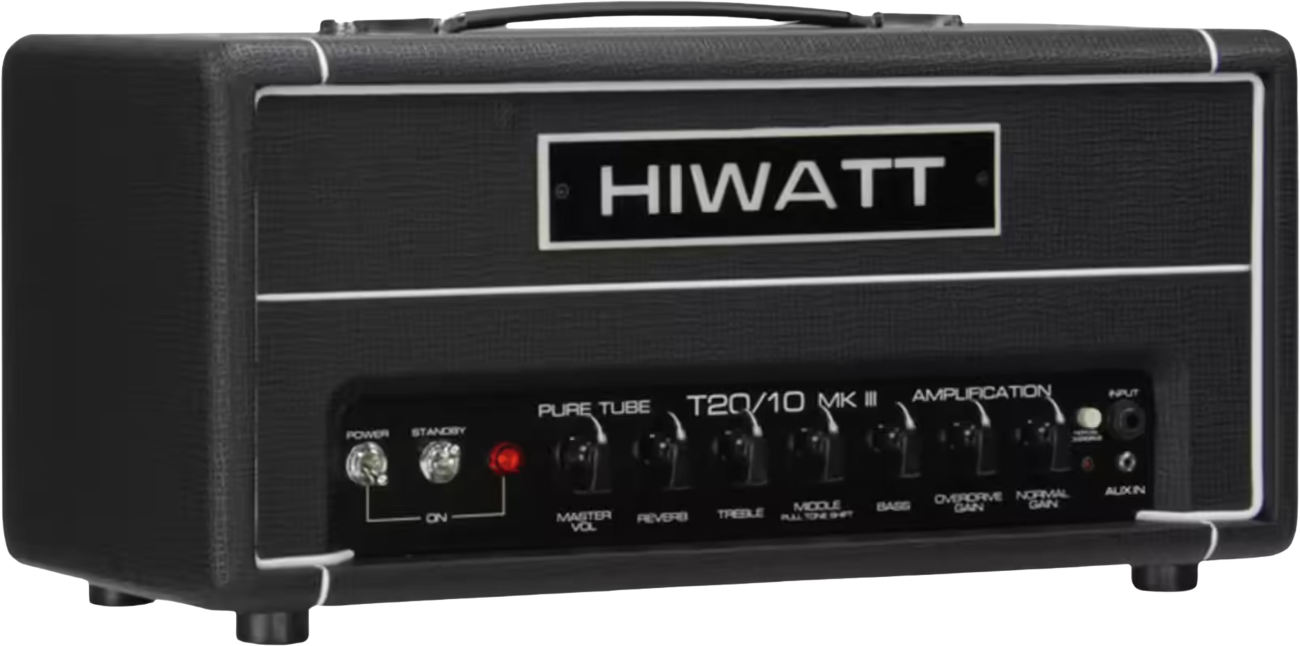 Hiwatt T20/10 Head Tube 10/20w El84 Reverb - Electric guitar amp head - Variation 1