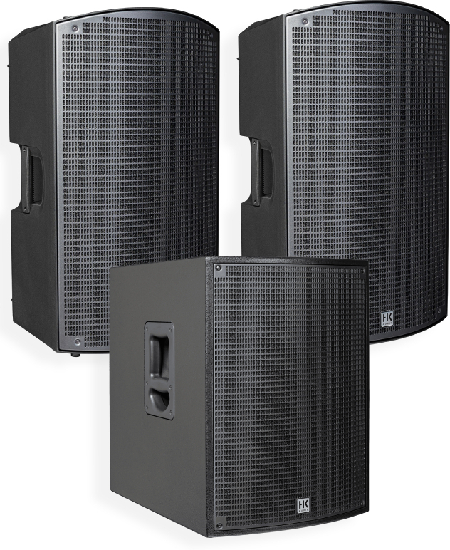 Hk Audio 2 X Sonar 115xi + Sonar 115 Sub D - Complete PA system - Main picture