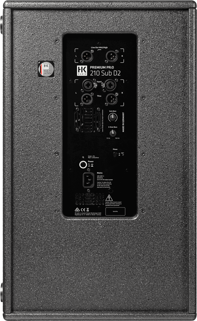 Hk Audio Premium Pro 210 Sub D2 - Passive Fullrangespeaker - Variation 1