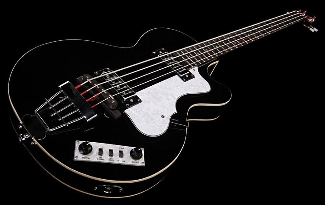 Hofner Club Bass Ignition Cw - Black - Semi & hollow-body electric bass - Variation 1