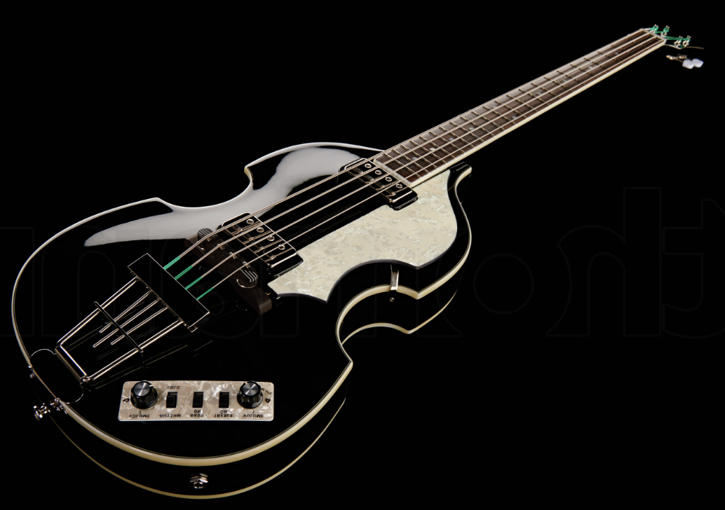 Hofner Violin Bass Contemporary Hct-500/1-sb - Black - Solid body electric bass - Variation 3