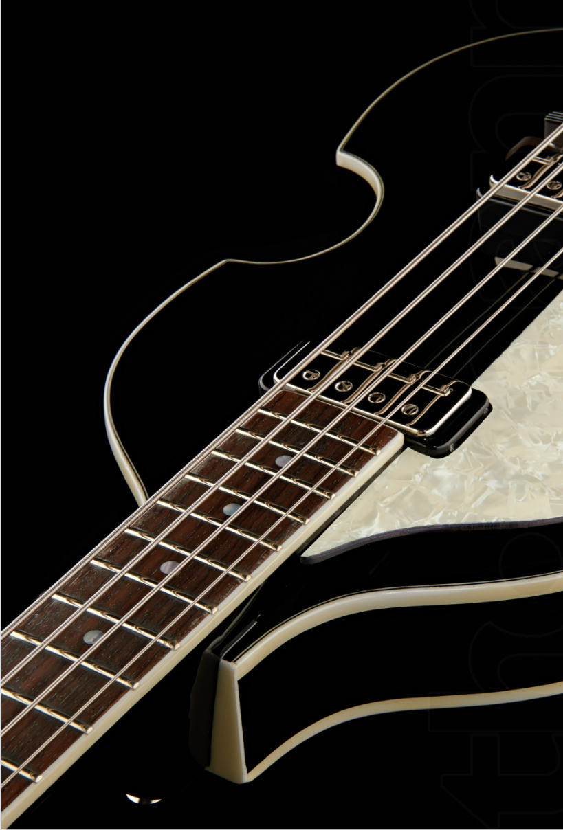 Hofner Violin Bass Contemporary Hct-500/1-sb - Black - Solid body electric bass - Variation 4