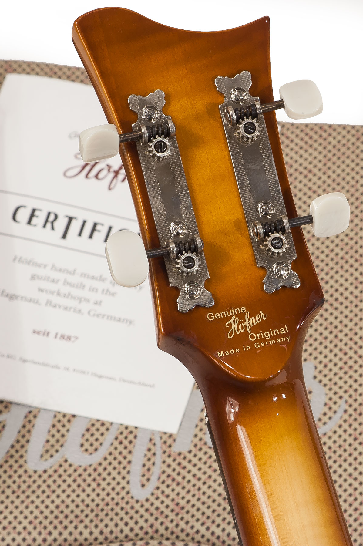 Hofner Violin Bass Mersey H500/1-62-0 - Vintage Sunburst - Semi & hollow-body electric bass - Variation 4