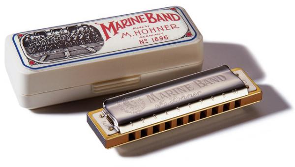 Chromatic harmonica Hohner Marine Band 1896-20 en Sol