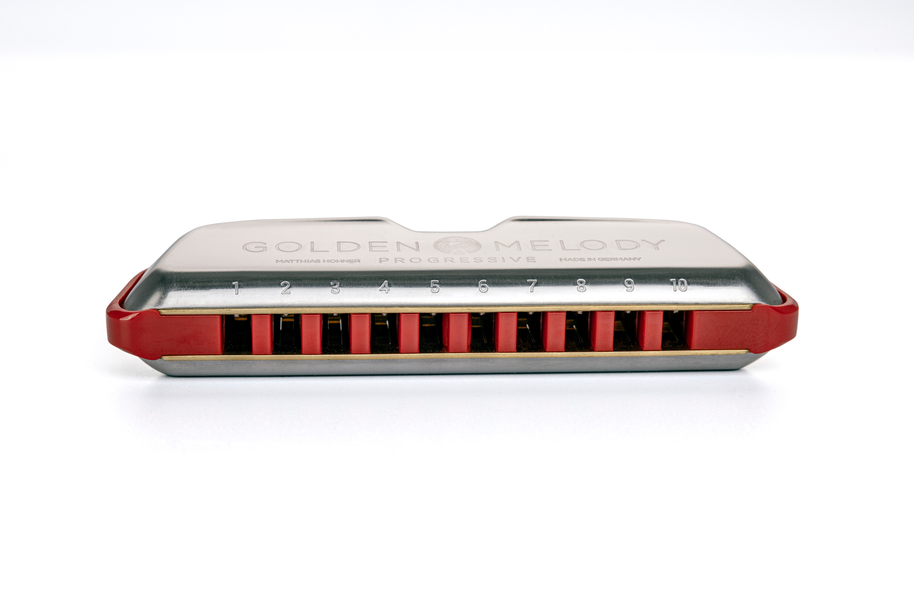 Hohner 544/20 Golden Melody Progressive Do - Chromatic Harmonica - Variation 1