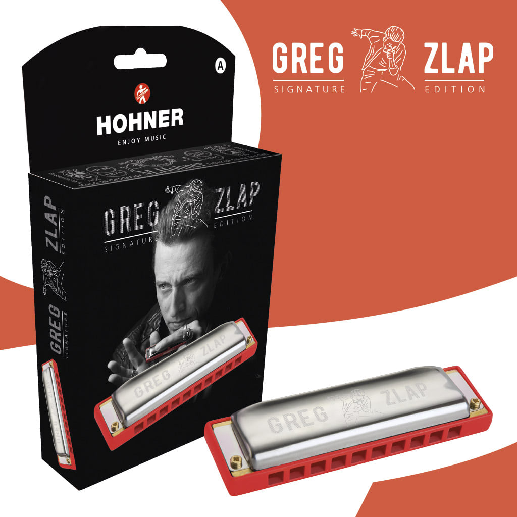 Hohner 563/10 Greg Zlap Signature A - Chromatic Harmonica - Variation 1
