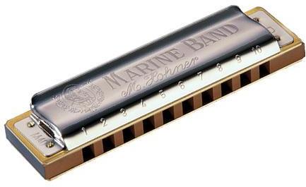Chromatic harmonica Hohner Marine Band 1896-20 en Mi