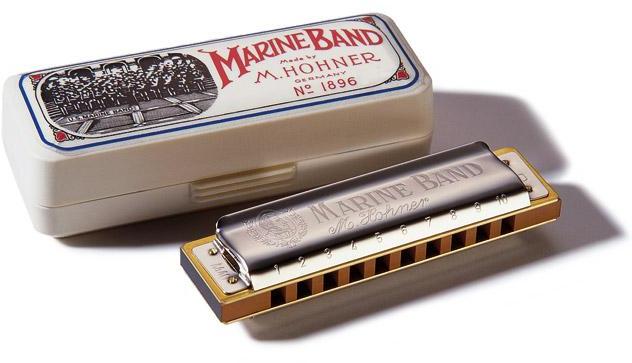 Chromatic harmonica Hohner Marine Band 1896-20 en Fa