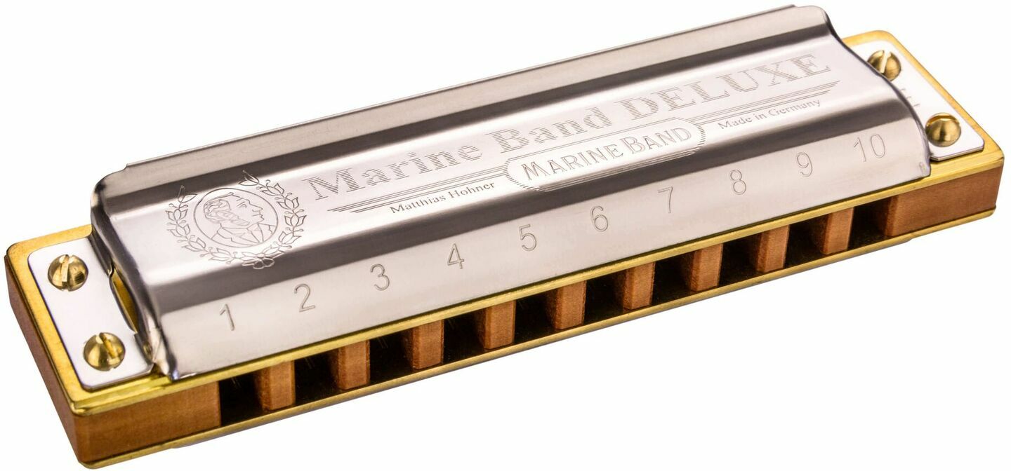 Hohner 2005/20 B Harmo Marine Band Deluxe - Chromatic Harmonica - Main picture