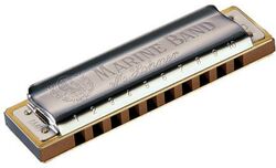 Chromatic harmonica Hohner 1896/20 Harmo Marine Band 10 TR E