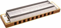 Chromatic harmonica Hohner 1896/20 Harmo Marine Band G Nat Min