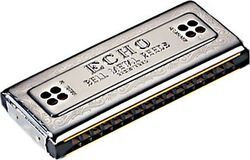 Chromatic harmonica Hohner Echo Double Droit 54-64 en Do