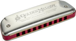 Chromatic harmonica Hohner 542 20 Golden Melody - Mi / E-Harp