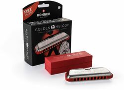 Chromatic harmonica Hohner 544/20 Harmo Golden Melody Prog F