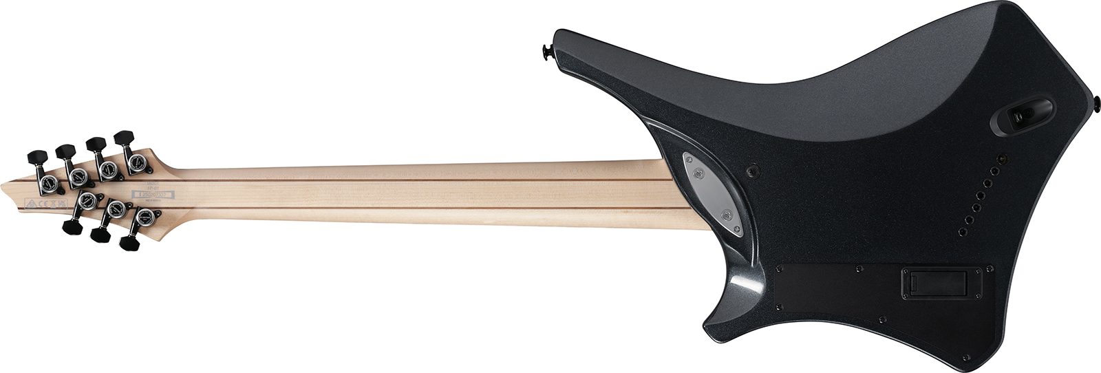 Ibanez A527 Ipt Alpha 7c Multiscale 2h Fishman Fluence Eb - Iron Pewter - Metal electric guitar - Variation 1