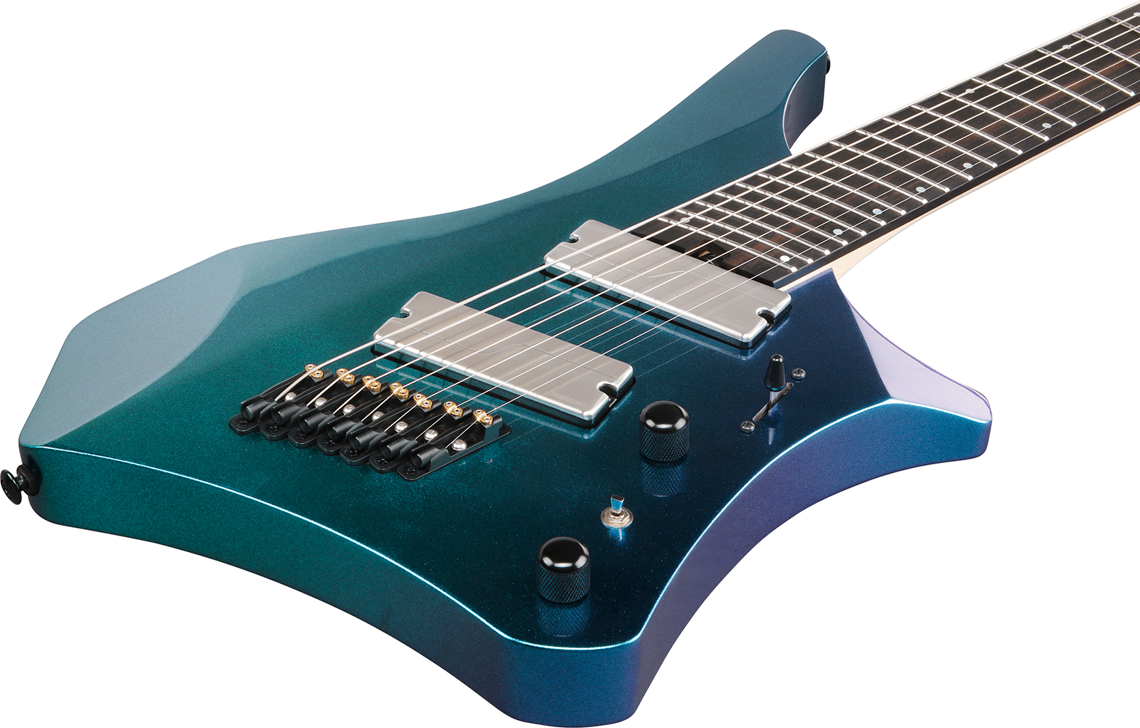 Ibanez A527 Nsh Alpha 7c Multiscale 2h Fishman Fluence Eb - Nebula Shift - Metal electric guitar - Variation 2