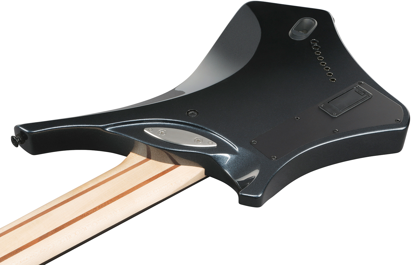 Ibanez A528 Ipt Alpha 8c Multiscale 2h Fishman Fluence Eb - Iron Pewter - Metal electric guitar - Variation 3