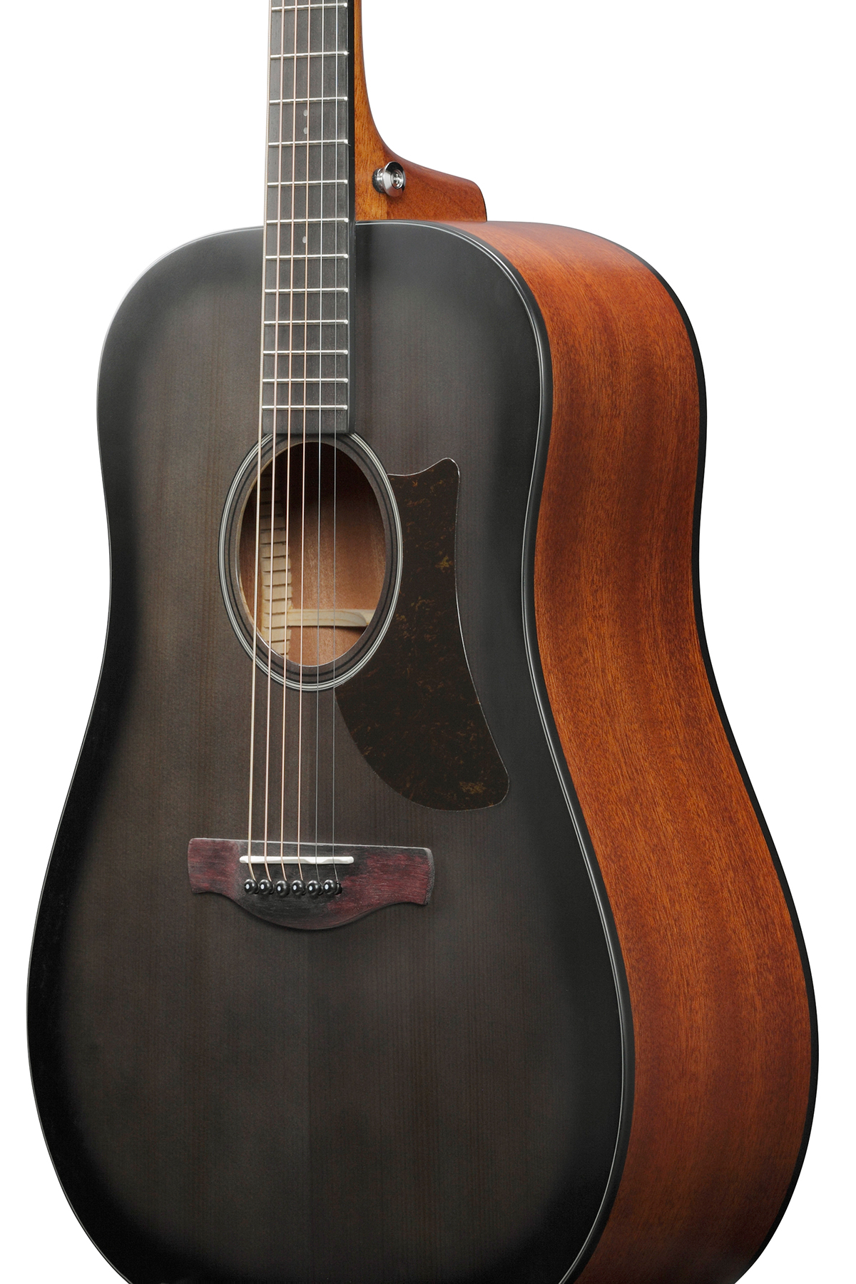 Ibanez Aad50 Tcb Advanced Dreadnought Epicea Sapele Pur - Transparent Charcoal Burst Low Gloss - Acoustic guitar & electro - Variation 2