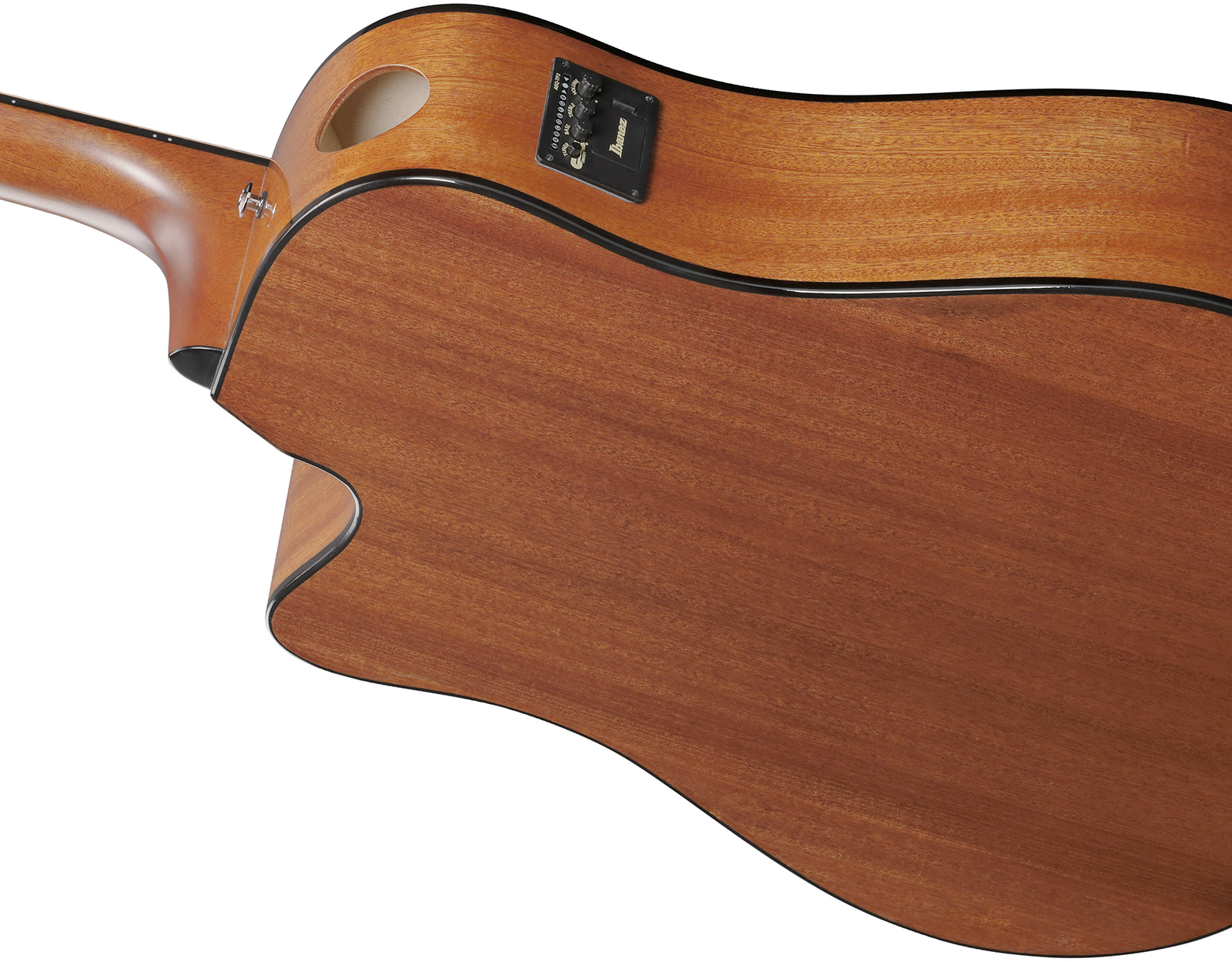 Ibanez Aad51ce Dvs Advanced Dreadnought Cw Epicea Sapele Pur - Dark Violin Sunburst - Folk guitar - Variation 5