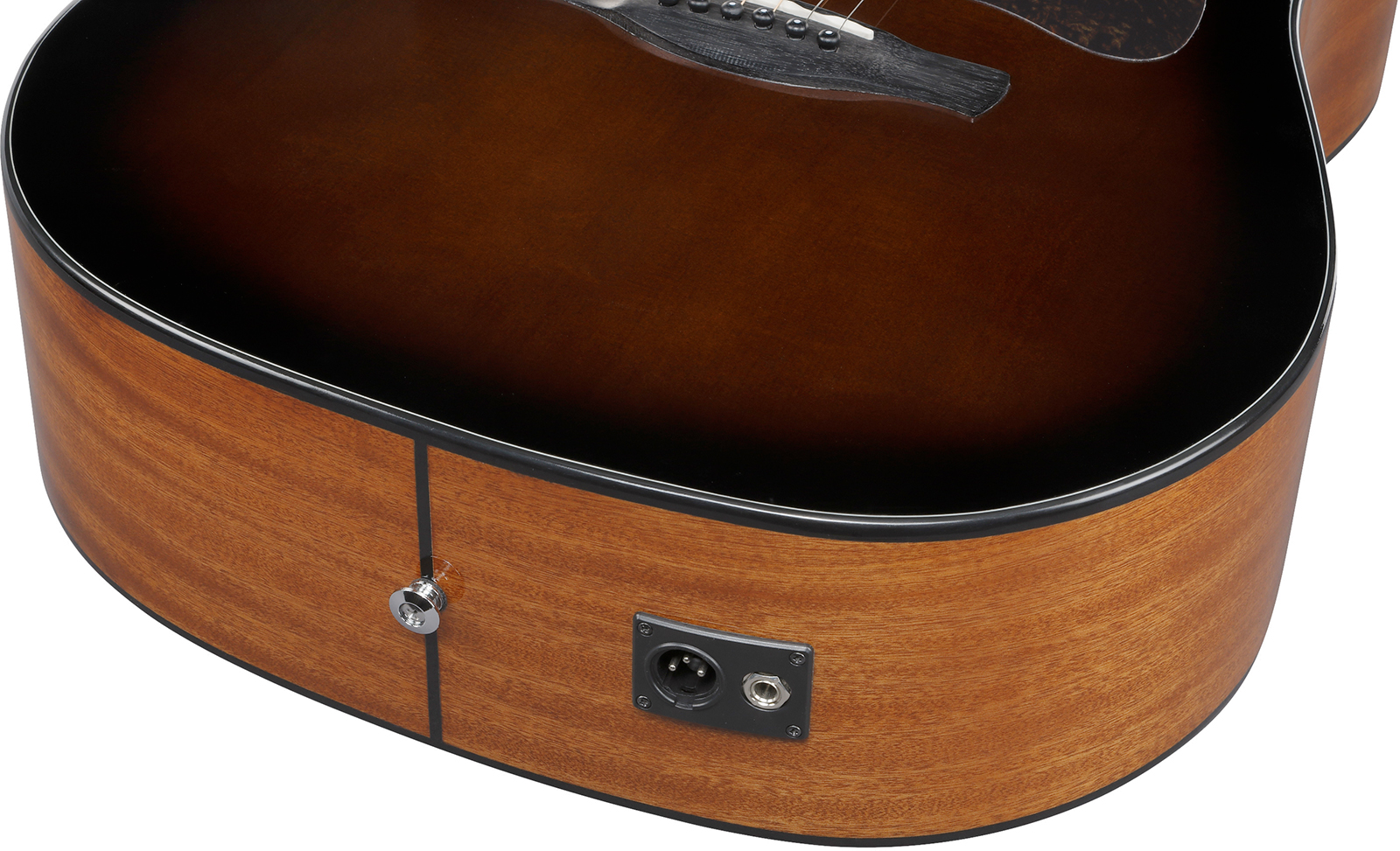 Ibanez Aad51lce Dvs Lh Advanced Dreadnought Cw Gaucher Epicea Sapele Pur - Dark Violin Sunburst - Folk guitar - Variation 4