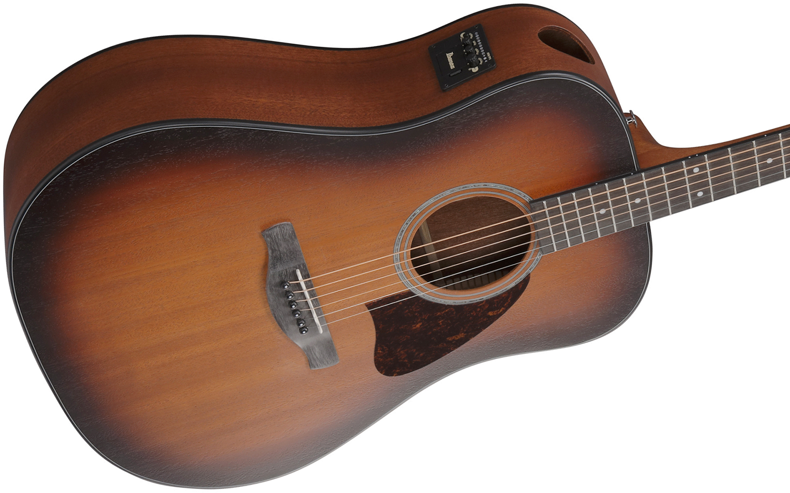 Ibanez Aad54e Omh Advanced Dreadnought Cw Acajou Sapele Pur - Open Pore Mahogany - Folk guitar - Variation 2