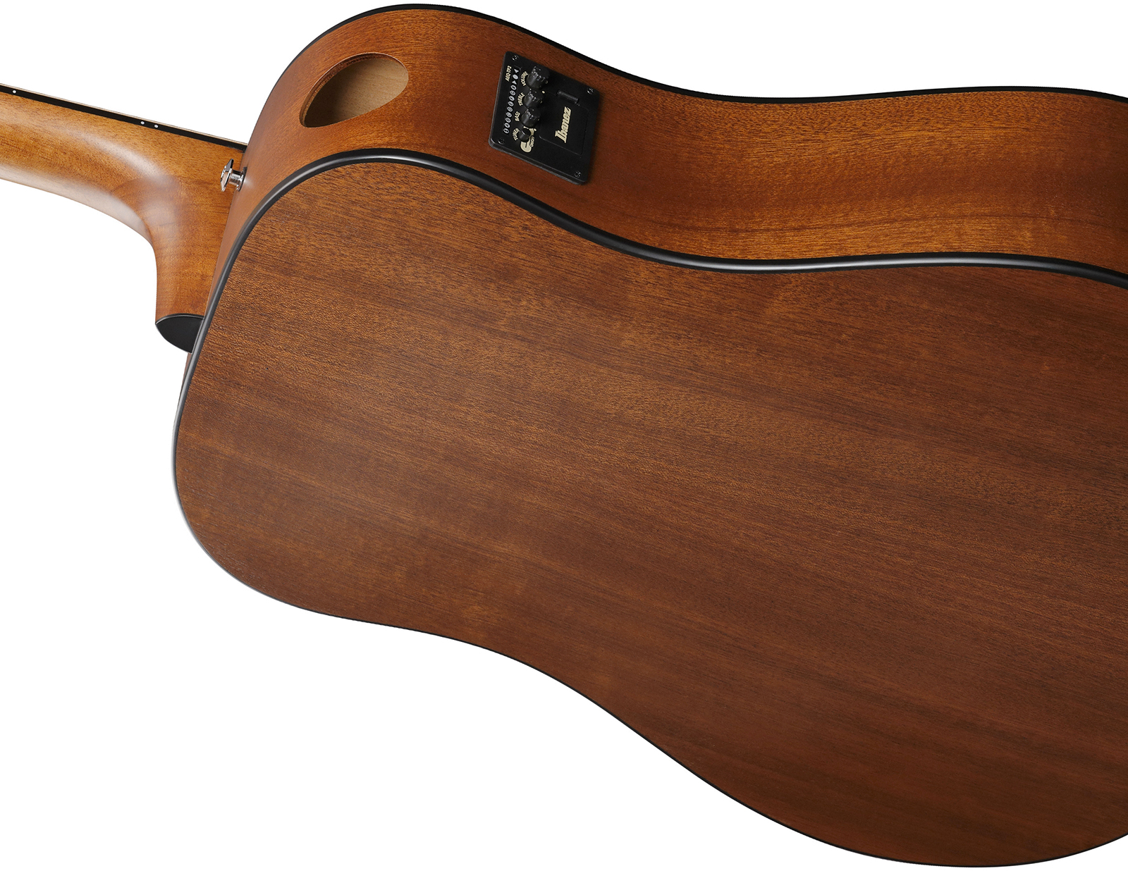 Ibanez Aad54e Omh Advanced Dreadnought Cw Acajou Sapele Pur - Open Pore Mahogany - Folk guitar - Variation 4